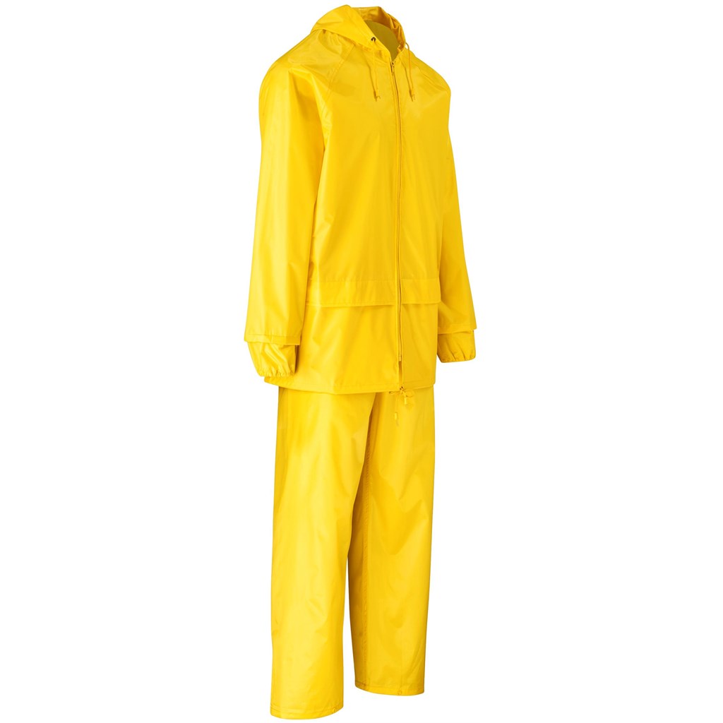 Weather Polyester/PVC Rainsuit - Yellow - Image 6