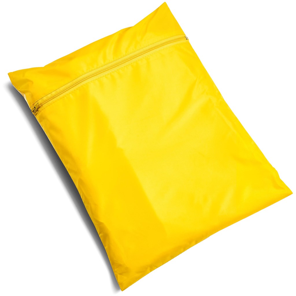 Thunder Rubberised Polyester/Pvc Raincoat - Yellow - Image 3
